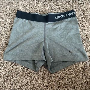 Grey Nike Pro Spandex